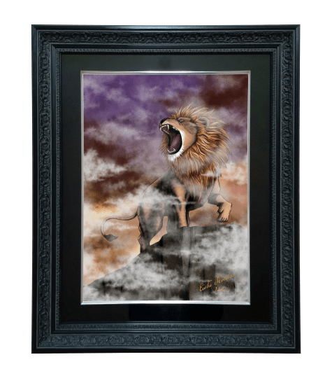獅子の絵画「Limited Edition」 絵画セット②アイコン